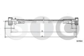 STC T481168 - CABLE CUENTAKILOMETROS 500 F - L MM.?2