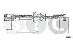 STC T481204 - CABLE CUENTAKILOMETROS 124 SPYDER EURO