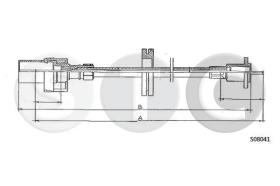 STC T481718 - CABLE CUENTAKILOMETROS TRANSIT MM.?255