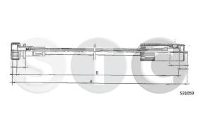 STC T483668 - CABLE CUENTAKILOMETROS DASHER 4 CYL. M