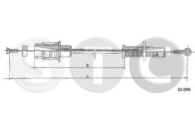 STC T480883 - CABLE ACELERADOR GX ALL CARB. WEBER