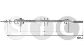 STC T481441 - CABLE ACELERADOR 127900 CC
