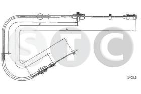 STC T481513 - CABLE ACELERADOR CINQUECENTO 700 ED CA