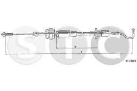 STC T483827 - CABLE ACELERADOR PASSAT 1,8-2,0