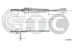 STC T483840 - CABLE ACELERADOR TRANSPORTER