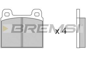 BREMSI BP2011 - B. PADS BMW, FORD, MERCEDES-BENZ, OPEL