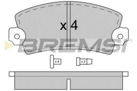 BREMSI BP2026 - B. PADS RENAULT, DACIA