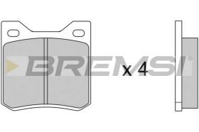 BREMSI BP2050 - B. PADS PEUGEOT 204 PEUGEOT 304