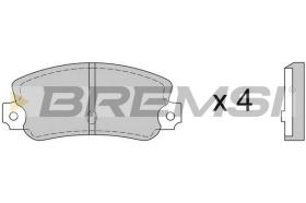BREMSI BP2074 - B. PADS FIAT, LANCIA, AUTOBIANCHI