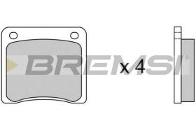 BREMSI BP2081 - B. PADS HONDA