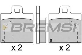 BREMSI BP2089 - B. PADS ALFA ROMEO ALFASUD ALFA ROMEO AL