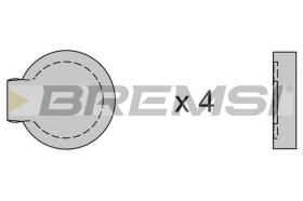 BREMSI BP2122 - B. PADS CITROEN