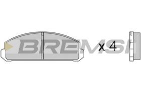 BREMSI BP2123 - B. PADS MAZDA