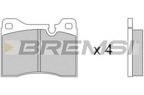 BREMSI BP2125 - PASTILLA DE FRENO