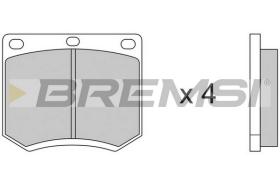 BREMSI BP2139 - B. PADS FORD, TVR, AC, TRIUMPH, ROVER