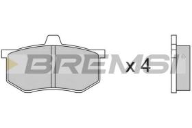 BREMSI BP2140 - B. PADS SEAT FURA SEAT 127