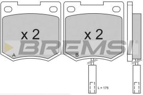 BREMSI BP2171 - B. PADS TALBOT SIMCA SUNBEAM