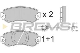 BREMSI BP2175 - B. PADS TALBOT ALPINE TALBOT SIMCA 1510