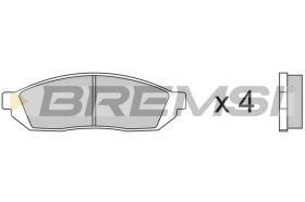 BREMSI BP2176 - B. PADS MARUTI, HONDA, TRIUMPH, SUZUKI