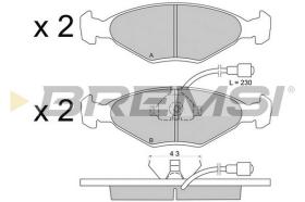BREMSI BP2177 - B. PADS TALBOT 1307 1510 TALBOT SOLARA