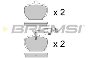 BREMSI BP2207 - B. PADS RELIANT, BEDFORD, ROVER
