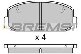 BREMSI BP2223 - B. PADS TOYOTA