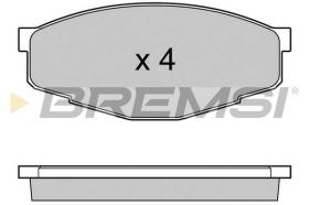 BREMSI BP2232 - B. PADS TOYOTA