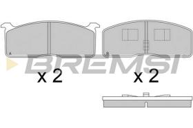 BREMSI BP2239 - B. PADS TOYOTA