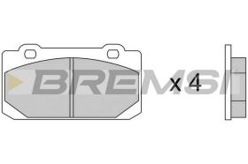 BREMSI BP2240 - B. PADS ALFA ROMEO