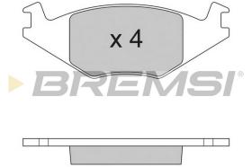 BREMSI BP2262 - B. PADS VW, SEAT