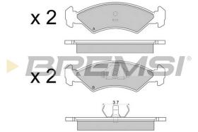BREMSI BP2263 - B. PADS FORD