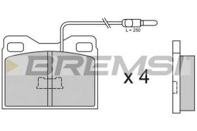 BREMSI BP2264 - B. PADS PEUGEOT, CITROEN