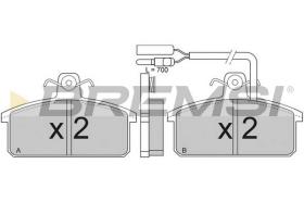 BREMSI BP2265 - B. PADS FIAT RITMO FIAT STRADA
