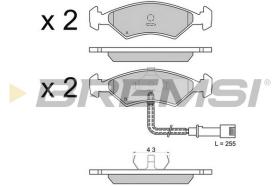 BREMSI BP2266 - B. PADS FORD