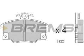 BREMSI BP2268 - B. PADS FIAT, ALFA ROMEO, LANCIA, SEAT
