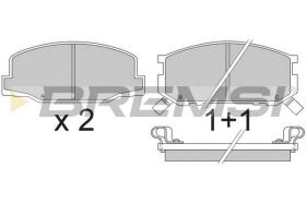 BREMSI BP2272 - B. PADS TOYOTA, LOTUS