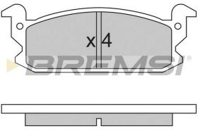 BREMSI BP2280 - B. PADS DAIHATSU