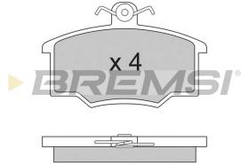 BREMSI BP2281 - B. PADS AUDI