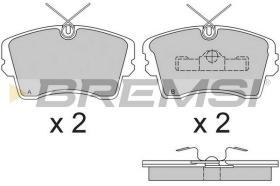 BREMSI BP2283 - B. PADS OPEL