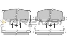 BREMSI BP2285 - B. PADS SUBARU