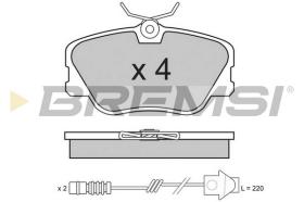 BREMSI BP2286 - B. PADS MERCEDES-BENZ