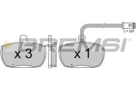 BREMSI BP2315 - B. PADS FORD, ALFA ROMEO, CARBODIES
