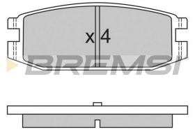 BREMSI BP2331 - B. PADS MITSUBISHI