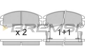 BREMSI BP2332 - B. PADS NISSAN
