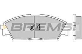 BREMSI BP2350 - B. PADS HONDA