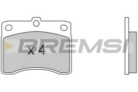 BREMSI BP2353 - B. PADS PIAGGIO, DAIHATSU