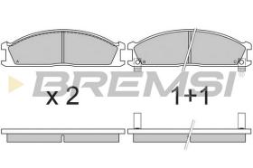BREMSI BP2370 - B. PADS NISSAN