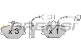 BREMSI BP2375 - B. PADS FIAT, LANCIA