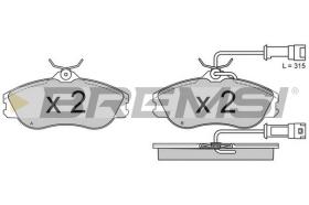 BREMSI BP2382 - B. PADS AUDI