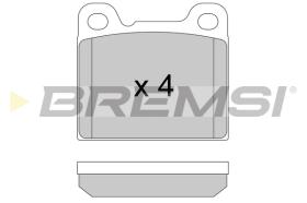 BREMSI BP2383 - B. PADS BMW, MERCEDES-BENZ, OPEL, VW